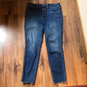 Madewell 10” high rise skinny crop